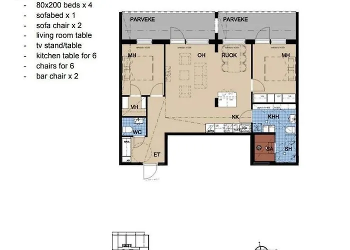 Brand New 2bdr With Private Sauna Διαμέρισμα *